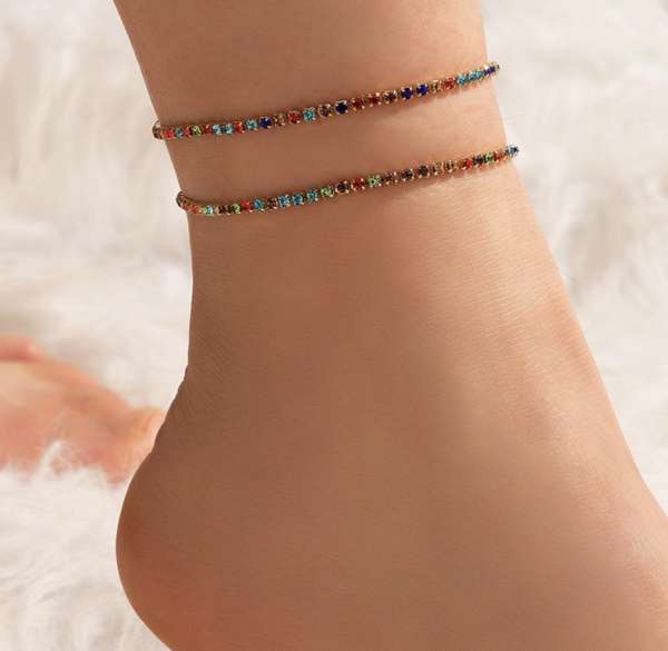 Layered Anklet Collection